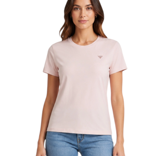 Guess - Γυναικείο T-Shirt Regular Fit W4YI10J1314-A62H Ροζ