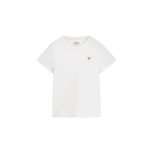 Guess - Γυναικείο T-Shirt Regular Fit W4YI10J1314-G011 Λευκό W4YI10J1314-G011