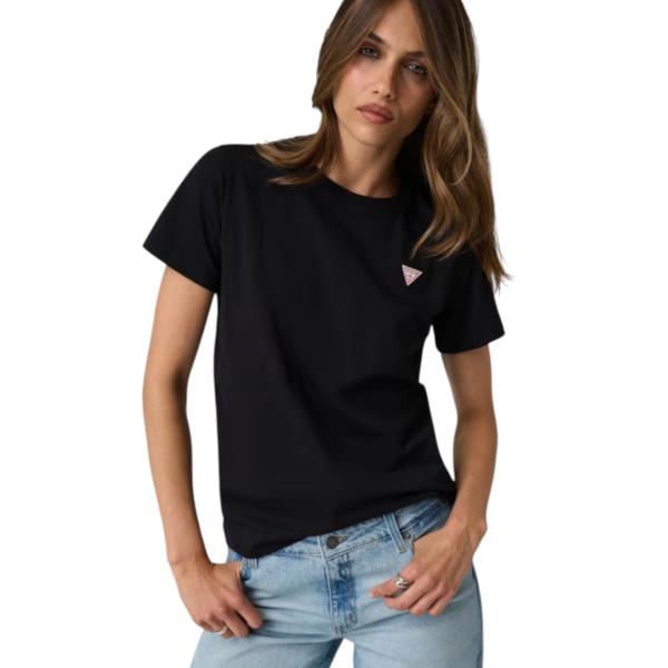 Guess - Γυναικείο T-Shirt Regular Fit W4YI10J1314-JBLK Μαύρο