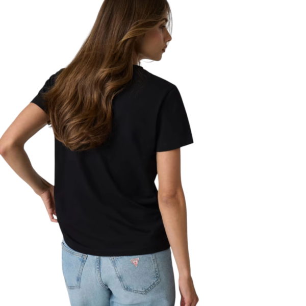 Guess - Γυναικείο T-Shirt Regular Fit W4YI10J1314-JBLK Μαύρο W4YI10J1314-JBLK