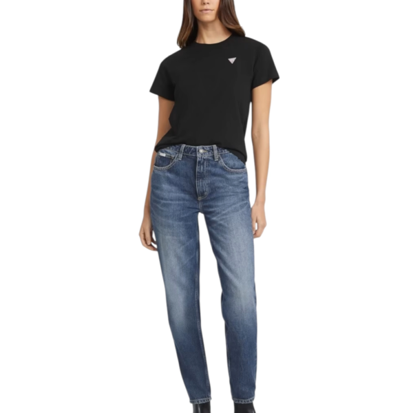 Guess - Γυναικείο T-Shirt Regular Fit W4YI10J1314-JBLK Μαύρο W4YI10J1314-JBLK