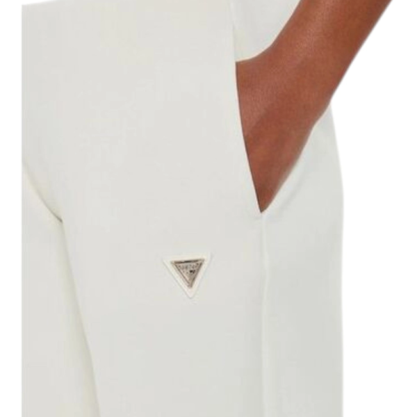 Guess - Γυναικείο Παντελόνι Olympe Jogger V4YB08KCAY2-G6K5 Λευκό V4YB08KCAY2-G6K5