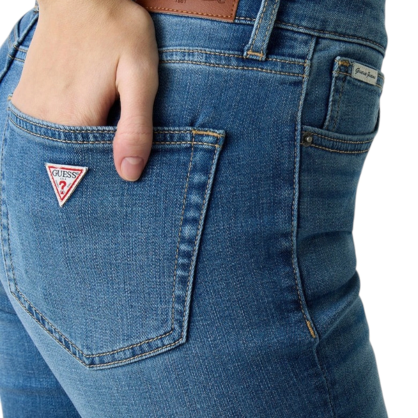 Guess - Γυναικείο Παντελόνι Τζιν G05 Skinny W6RA92D7044-GMIU Μπλε Ανοιχτό W6RA92D7044-GMIU