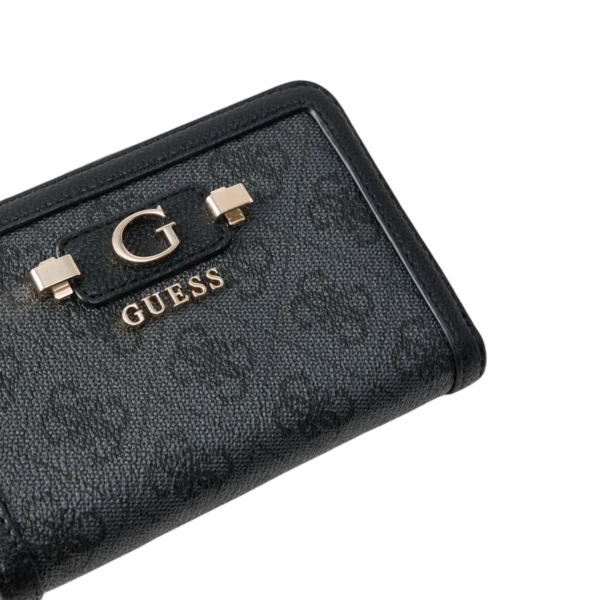 Guess - Γυναικείο Πορτοφόλι Lindsey Zip Around SWSG9749140-CLO Μαύρο SWSG9749140-CLO