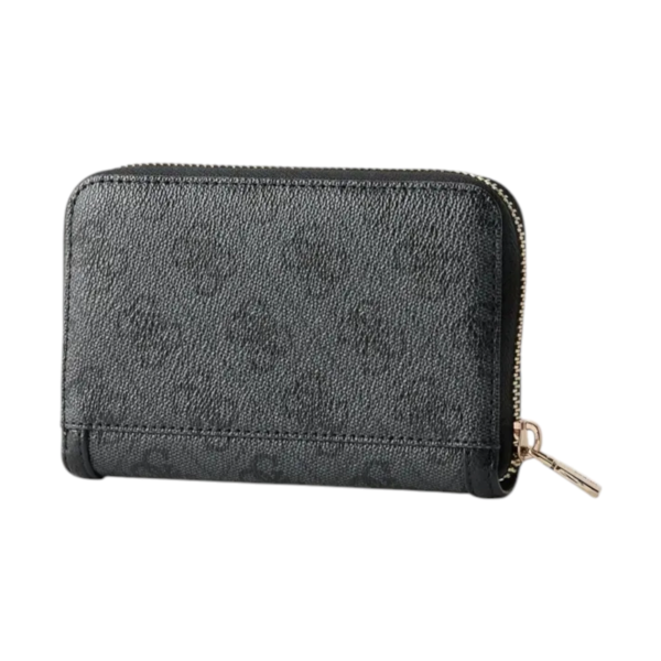 Guess - Γυναικείο Πορτοφόλι Lindsey Zip Around SWSG9749140-CLO Μαύρο SWSG9749140-CLO