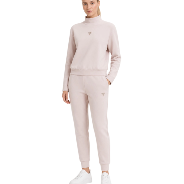 Guess - Γυναικείο Φούτερ Olympe Regular Fit V4YQ05KCAY2-G6I4 Ροζ V4YQ05KCAY2-G6I4