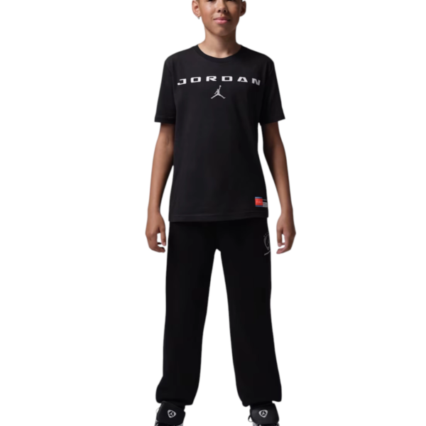 Jordan - Παιδική Μπλούζα T-Shirt Graphic Tee 95G110-023 Μαύρο 95G110-023