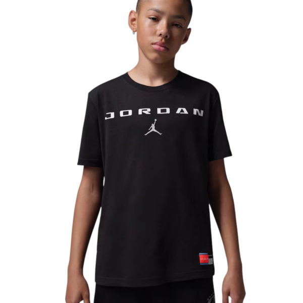 Jordan - Παιδική Μπλούζα T-Shirt Graphic Tee 95G110-023 Μαύρο