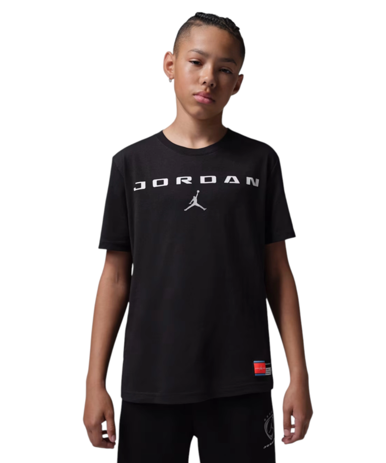 Jordan - Παιδική Μπλούζα T-Shirt Graphic Tee 95G110-023 Μαύρο