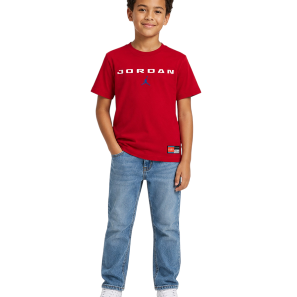 Jordan - Παιδική Μπλούζα T-Shirt Graphic Tee 95G110-U10 Κόκκινο 95G110-U10