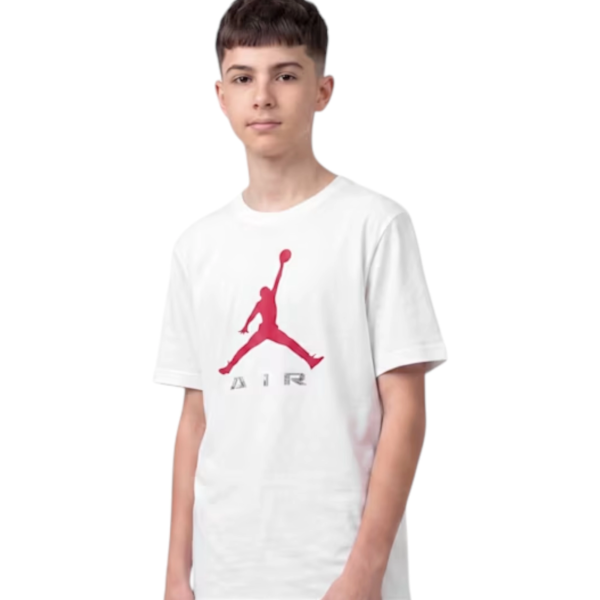 Jordan - Παιδική Μπλούζα T-Shirt JDB MJ Brooklyn 95G020-001 Λευκό