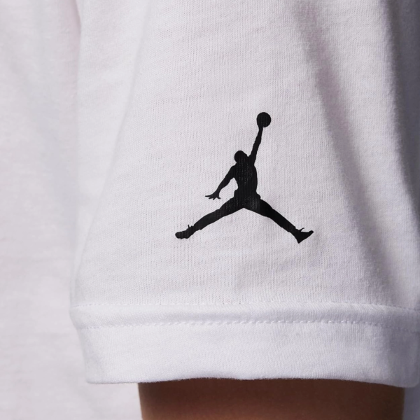 Jordan - Παιδική Μπλούζα T-Shirt Jdb Mj Wordmark 95D634-001 Λευκό 95D634-001
