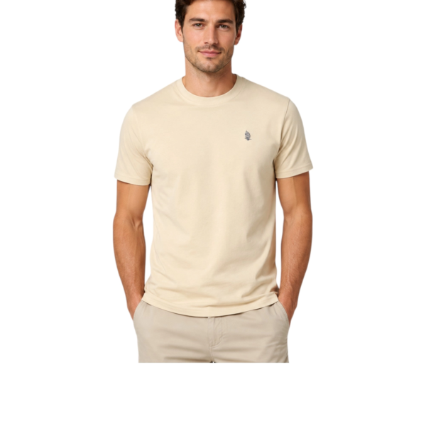 Marina Militaire - Ανδρικό Κοντομάνικο T-Shirt M04T-BEIGE Μπεζ M04T-BEIGE