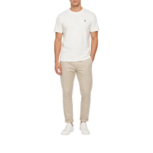 Marina Militaire - Ανδρικό Κοντομάνικο T-Shirt M04T-BIANCO Λευκό M04T-BIANCO