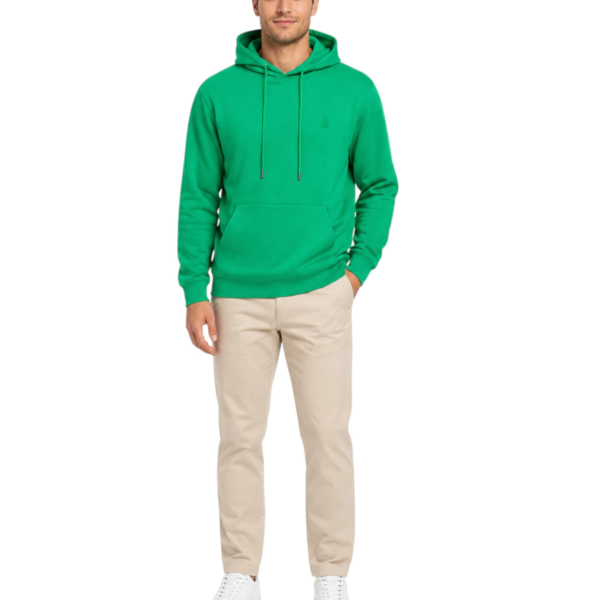 Marina Yachting - Ανδρικό Φούτερ με Κουκούλα FECAP1-GREEN Πράσινο FECAP1-GREEN