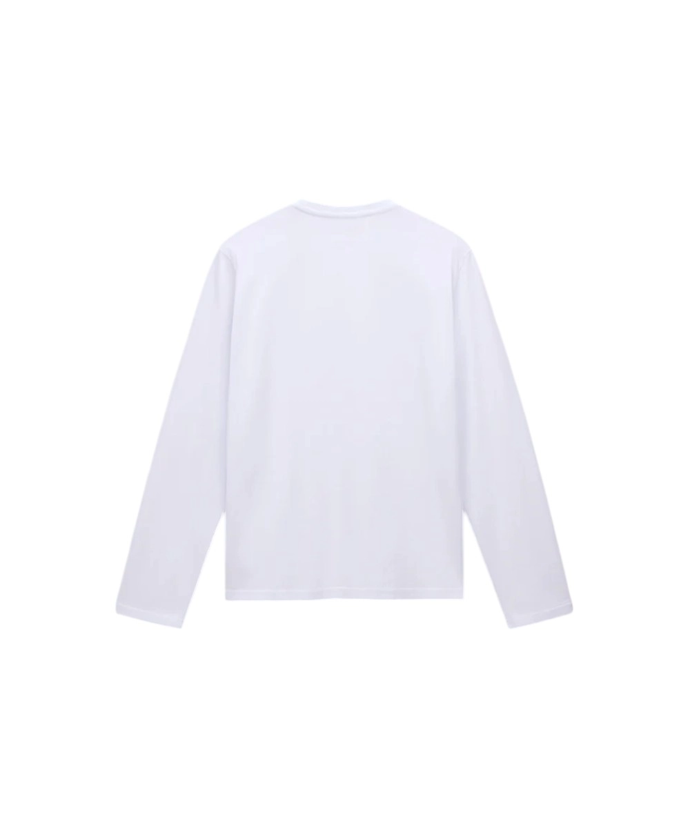 Napapijri – Ανδρική Μακρυμάνικη Μπλούζα T-Shirt NP0A4HN7-002 Λευκό (4) Napapijri - Ανδρική Μακρυμάνικη Μπλούζα T-Shirt NP0A4HN7-002 Λευκό NP0A4HN7002