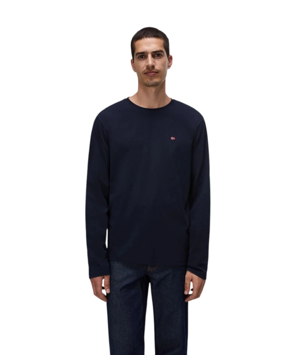 Napapijri - Ανδρική Μακρυμάνικη Μπλούζα T-Shirt NP0A4HN7-176 Μπλε Σκούρο (1) Napapijri - Ανδρική Μακρυμάνικη Μπλούζα T-Shirt NP0A4HN7-176 Μπλε Σκούρο NP0A4HN7176