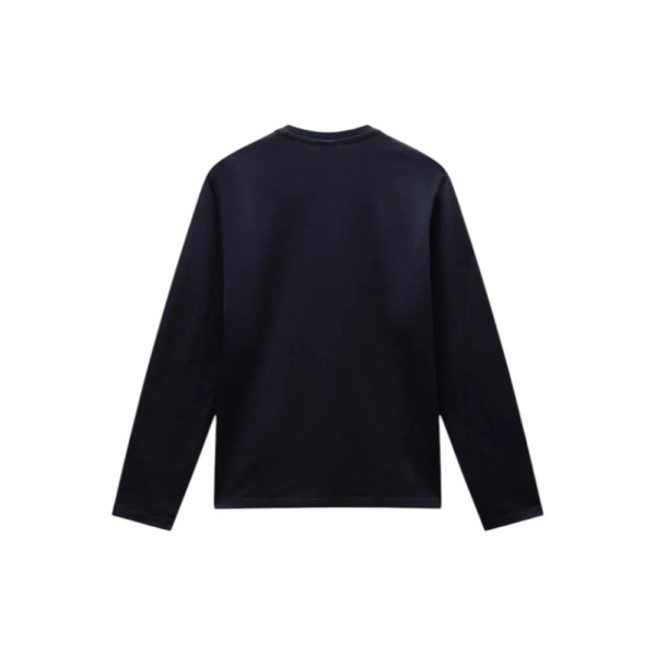 Napapijri - Ανδρική Μακρυμάνικη Μπλούζα T-Shirt NP0A4HN7-176 Μπλε Σκούρο NP0A4HN7176