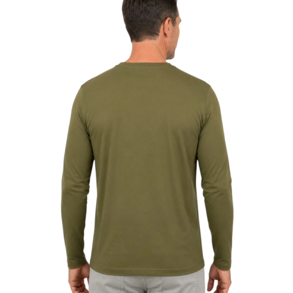 Napapijri - Ανδρική Μακρυμάνικη Μπλούζα T-Shirt NP0A4HN7-G3A Λαδί NP0A4HN7G3A