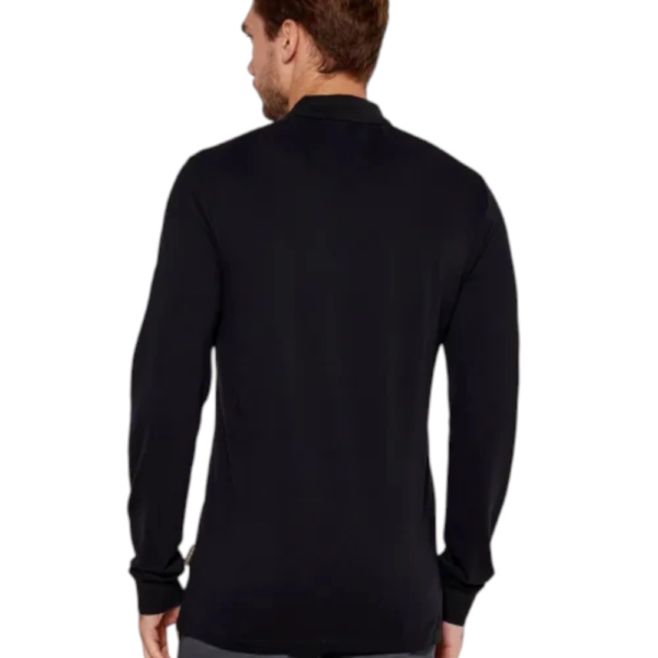 Napapijri - Ανδρική Μακρυμάνικη Μπλούζα T-Shirt Polo NP0A4I8Q-041 Μαύρο NP0A4I8Q041