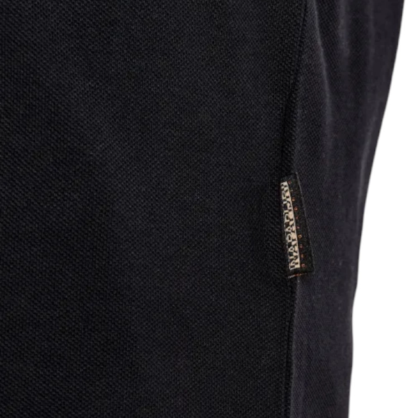 Napapijri - Ανδρική Μακρυμάνικη Μπλούζα T-Shirt Polo NP0A4I8Q-041 Μαύρο NP0A4I8Q041