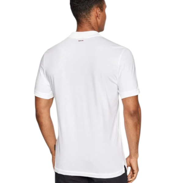 Napapijri - Ανδρική Μπλούζα Κοντομάνικη Polo Elbas Regular Fit NP0A4GB4-002 Λευκό NP0A4GB4002