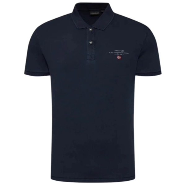 Napapijri - Ανδρική Μπλούζα Κοντομάνικη Polo Elbas Regular Fit NP0A4GB4-176 Μπλε Ναυτικό NP0A4GB4176