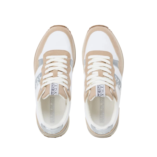 Napapijri - Γυναικεία Sneakers Astra Nyp NP0A8B9O-03D Λευκό/Καφέ NP0A8B9O03D