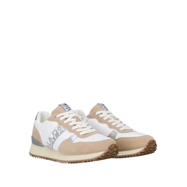 Napapijri - Γυναικεία Sneakers Astra Nyp NP0A8B9O-03D Λευκό/Καφέ NP0A8B9O03D