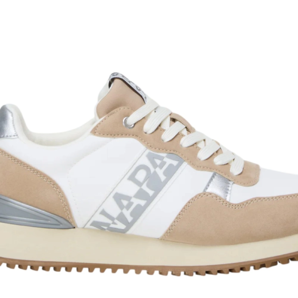 Napapijri - Γυναικεία Sneakers Astra Nyp NP0A8B9O-03D Λευκό/Καφέ NP0A8B9O03D
