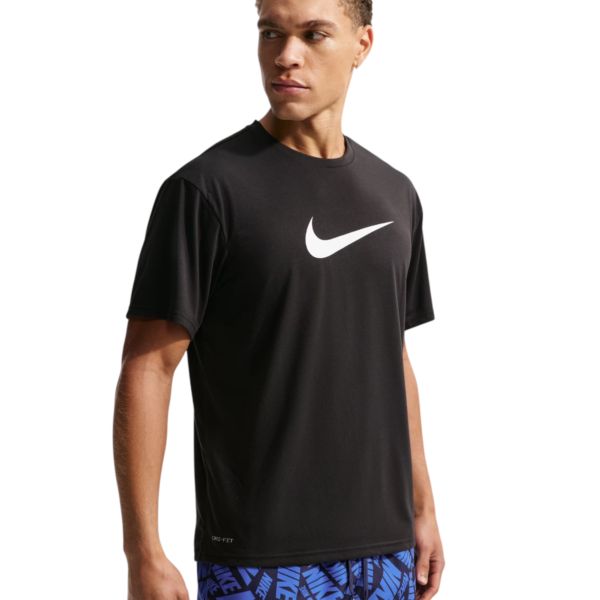 Nike - Ανδρική Αντηλιακή Μπλούζα Short Sleeve Hydroguard NESSG523-001 Μαύρο