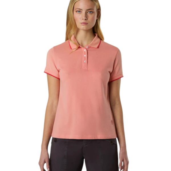 North Sails- Γυναικεία Κοντομάνικη Μπλούζα Polo Modal jersey 092308-000-0183 Κοραλλί