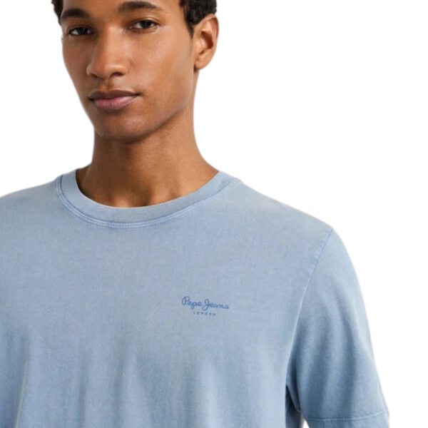Pepe Jeans - Ανδρικό T-shirt Jacko Regular Fit PM508664-532 Μπλε Ανοιχτό PM508664-532