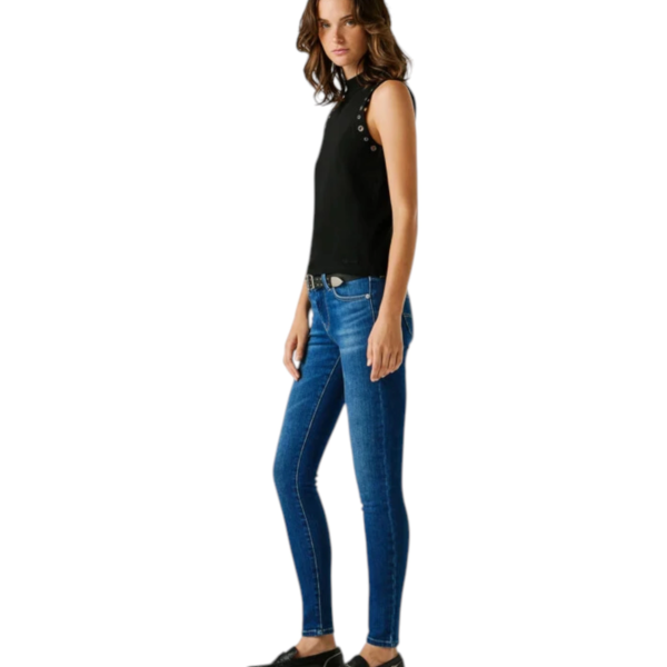 Pepe Jeans - Γυναικείο Τζιν Παντελόνι Soho Low Rise Skinny Fit PL2045838-000 Μπλε PL2045838-000