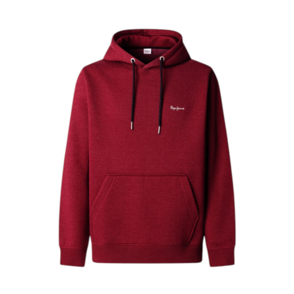 Pepe Jeans - Ανδρική Φούτερ με Κουκούλα Griffin Regular Fit PM5800071-287 Μπορντό PM5800071-287