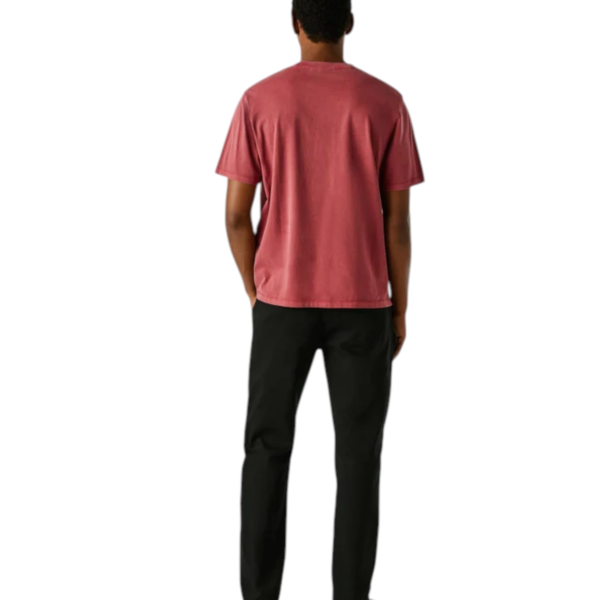 Pepe Jeans - Ανδρικό T-shirt Jacko Regular Fit PM508664-285 Κόκκινο Βατόμουρου PM508664-285