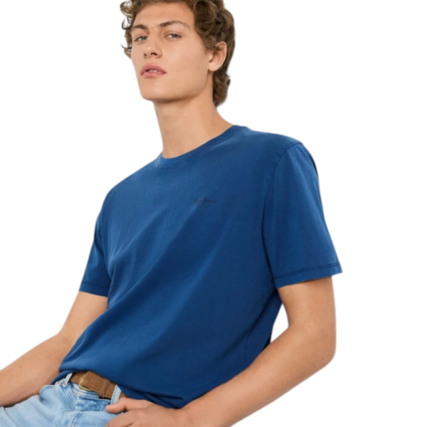 Pepe Jeans - Ανδρικό T-shirt Jacko Regular Fit PM508664-591 Μπλε PM508664-591