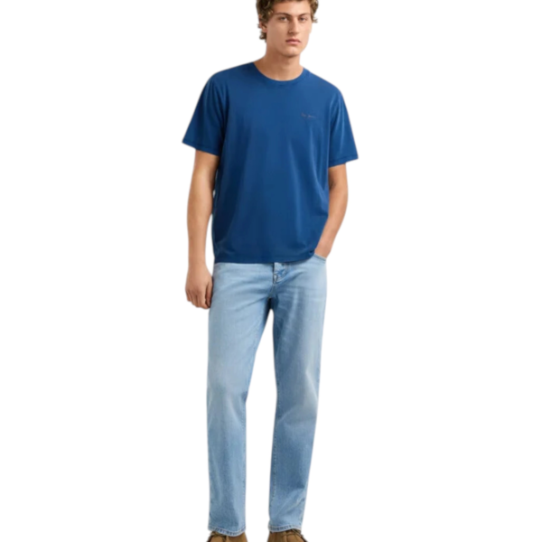 Pepe Jeans - Ανδρικό T-shirt Jacko Regular Fit PM508664-591 Μπλε PM508664-591