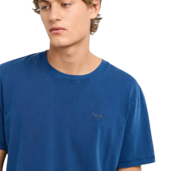 Pepe Jeans - Ανδρικό T-shirt Jacko Regular Fit PM508664-591 Μπλε PM508664-591