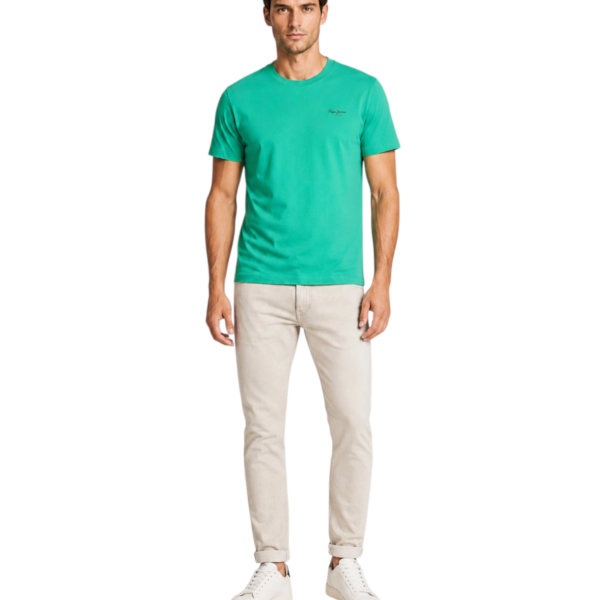 Pepe Jeans - Ανδρικό T-shirt Jacko Regular Fit PM508664-643 Πράσινο PM508664-643