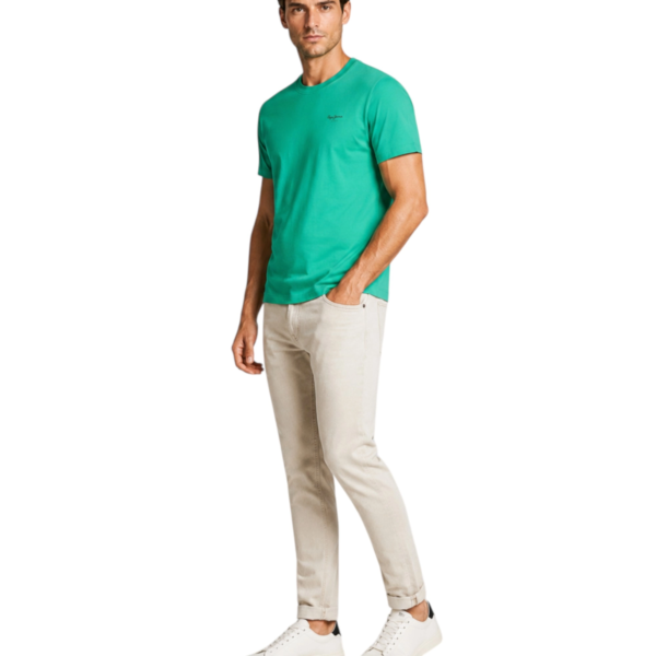 Pepe Jeans - Ανδρικό T-shirt Jacko Regular Fit PM508664-643 Πράσινο PM508664-643