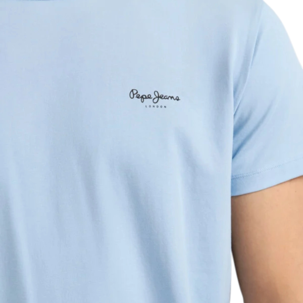 Pepe Jeans - Ανδρικό T-shirt Original Basic PM5010180-532 Γαλάζιο PM5010180-532