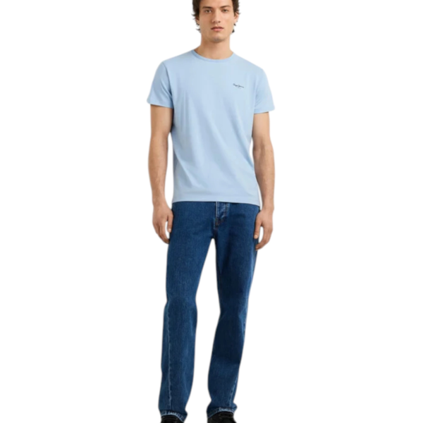 Pepe Jeans - Ανδρικό T-shirt Original Basic PM5010180-532 Γαλάζιο PM5010180-532