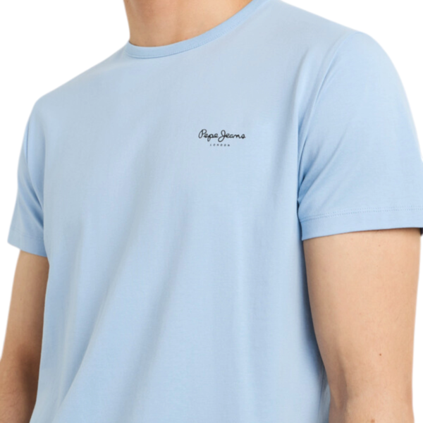 Pepe Jeans - Ανδρικό T-shirt Original Basic PM5010180-532 Γαλάζιο PM5010180-532