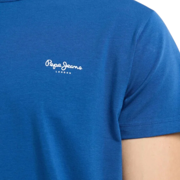 Pepe Jeans - Ανδρικό T-shirt Original Basic PM5010180-591 Μπλε PM5010180-591