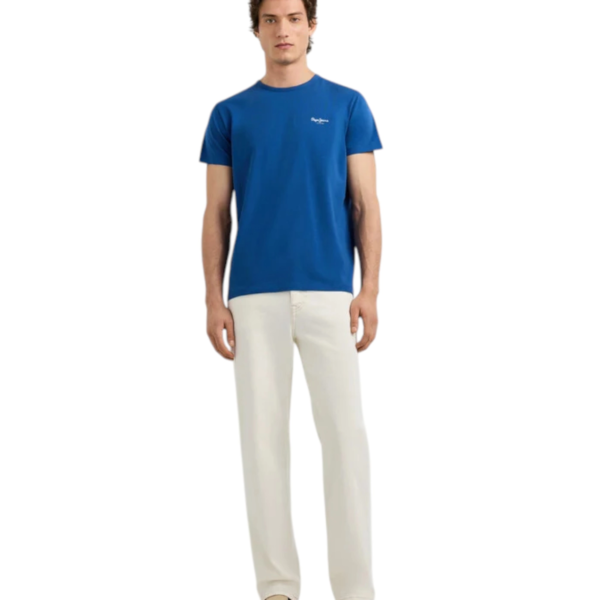 Pepe Jeans - Ανδρικό T-shirt Original Basic PM5010180-591 Μπλε PM5010180-591