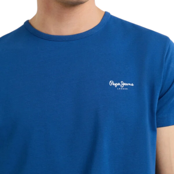 Pepe Jeans - Ανδρικό T-shirt Original Basic PM5010180-591 Μπλε PM5010180-591