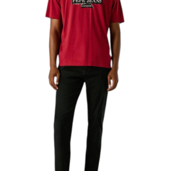Pepe Jeans - Ανδρικό Κοντομάνικο T-shirt Griffin Tee PM5010175-287 Κόκκινο PM5010175-287