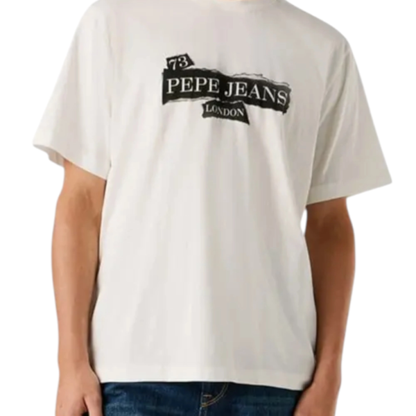 Pepe Jeans - Ανδρικό Κοντομάνικο T-shirt Griffin Tee PM5010175-803 Λευκό
