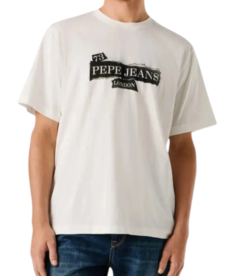 Pepe Jeans - Ανδρικό Κοντομάνικο T-shirt Griffin Tee PM5010175-803 Λευκό